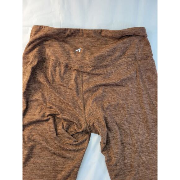 AL1VE Women's XL Extra Large w/Pockets Ankle Yoga Pants Brown 25" Inseam - Picture 9 of 12